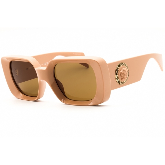 NWT Versace VE4473U Beige Oversized 54mm Sunglasses main image 5